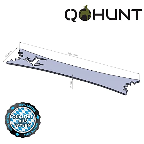QOHUNT Wildspreizer 180 mm für Rehwild und schwaches Schwarzwild aus echt Edelstahl