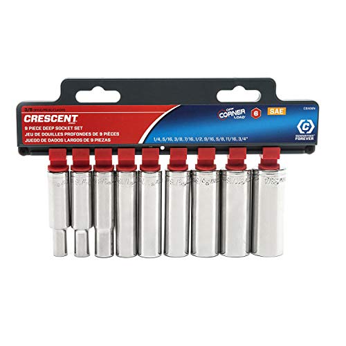 Jeu de douilles 3/8" Crescent CSAS6N profondes au format SAE - 3