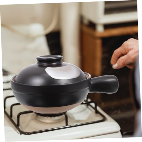 Casserole en céramique noire design solide esthétique minimaliste - 7