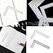 90 Degree Framing Square Stainless Steel L Shape Square Ruler Metal Square Woodworking Measurements Tool for Drawing