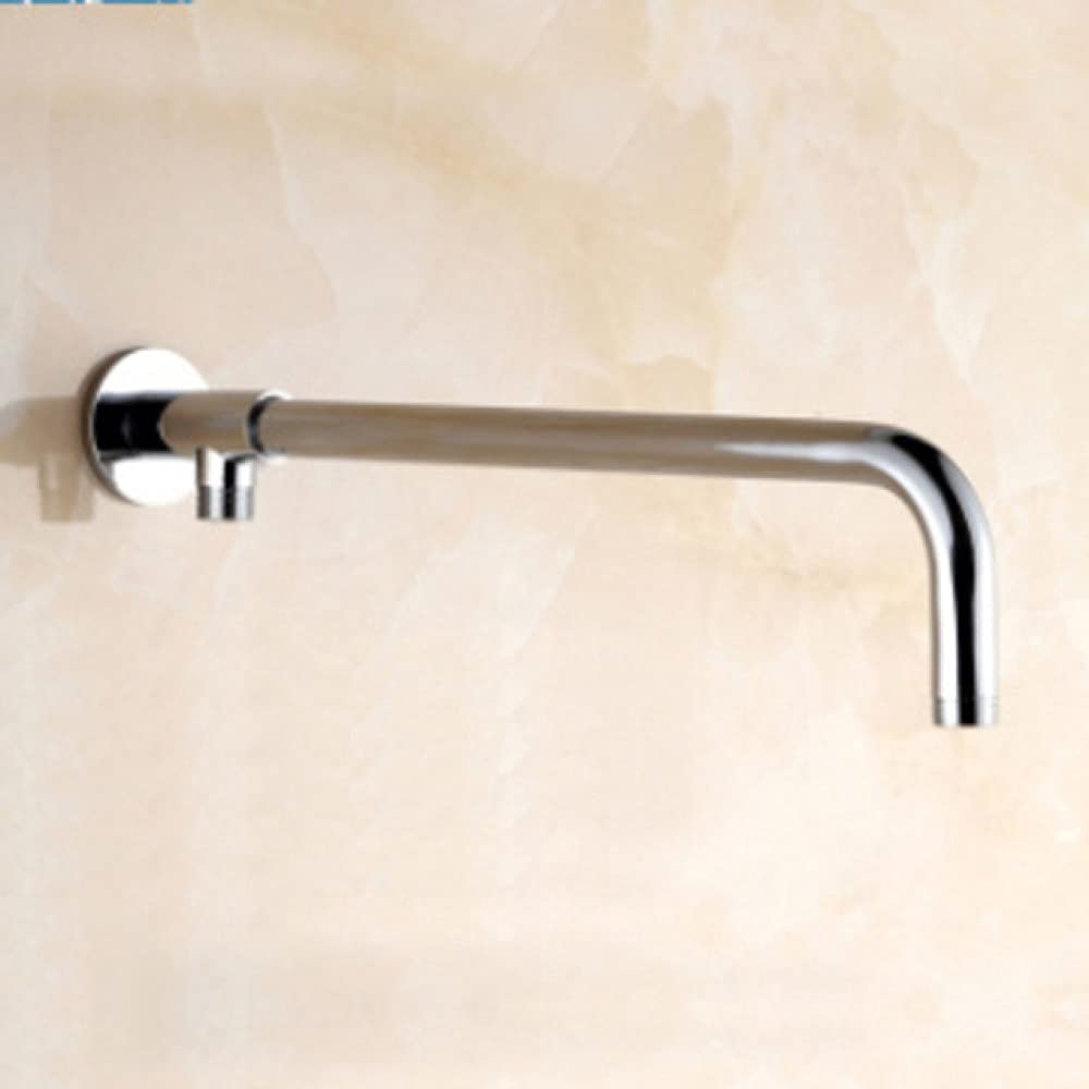 VVW&LIU Braccio di prolunga per Doccia Quadrato Cromato a 5 Stili Braccio a soffitto per soffione Doccia a Pioggia Forniture Hardware per Bagno, Braccio di Base 30 cm