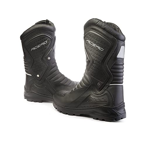 Bota Motociclista Motors Couro Acero Speed Solado Alto