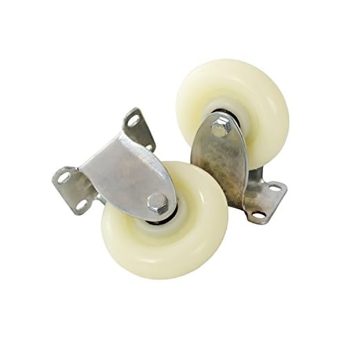 Ampel 24 transporthjulsats för hängmatta stativ i trä gör det lättare att flytta, 2 hjul med kullager, 120 kg belastningsbar