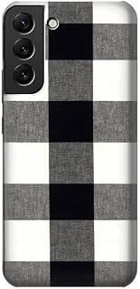 Carcasa para Samsung Galaxy S22 Plus, diseño de búfalo, color blanco y negro