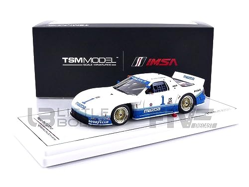 Voiture miniature TrueScale Miniatures TSM430458 blanc bleu 1/43