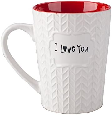 Ynsfree I Love You Mug 16 oz Coffee Tea Cup for Dad/Father/Mom/Grandma/Ladies/Wife,Birthday/Christmas/Anniversary/Valentine,Holidays Ceramic Mugs
