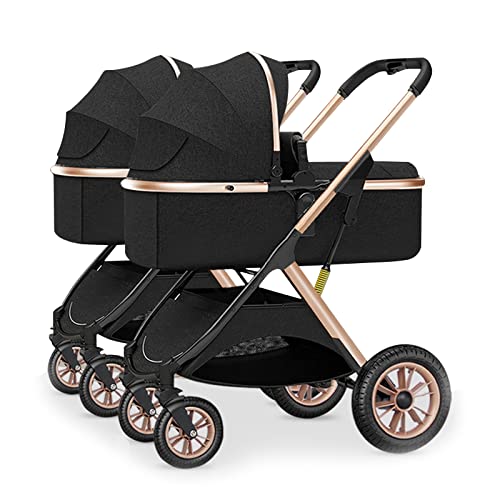 YXCKG Twin Pushchair for Newborn and Toddler