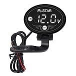 Motorcycle LED Voltmeter Digital 9‑24V Smart Waterproof High Accuracy ABS Battery Monitor for security Driving gauge sets
