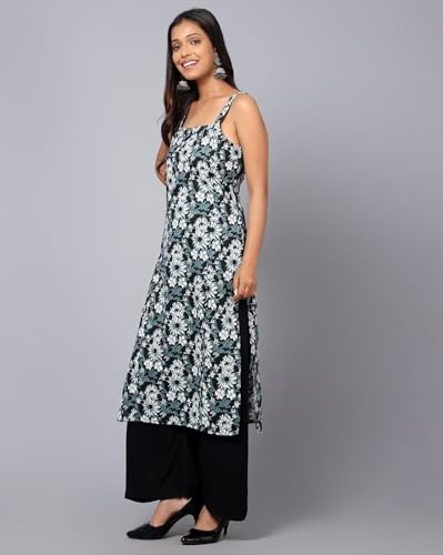 Image of PATLANI Women's Crepe Full Stitched Kurti.