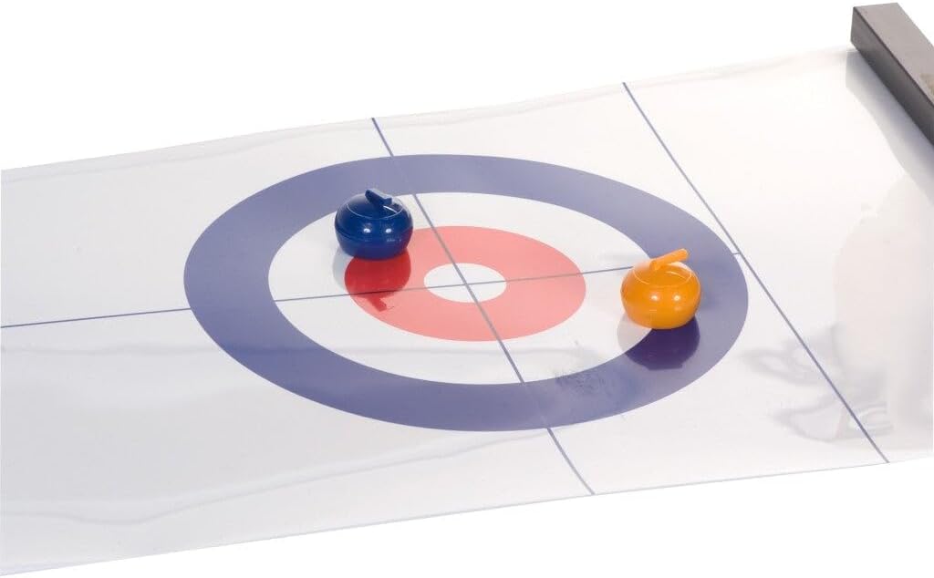 Clown Games - Clown Games (120cm) Table Haut Curling Game with 8 Stones - 1 Count
