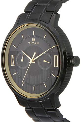 Image of Titan Regalia Baron Analog Black Dial Men's Watch-NM1743NM01 / NL1743NL01 /NP1743NM01