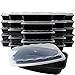 Super Durable BPA Free Meal Prep Containers by Avant Grub, 25 Pack. One Huge Compartment & Dishwasher, Microwave & Freezer Safe. Theyre Convenient & Safe For To Go Lunch Boxes & Food Storage Cartons