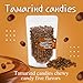 Tamarind candies chewy candy 5 Tastes fusion of spicy, sour, sweet, salty, and umami (savory) tastes in one chewy bite. 100g. (3.5oz)