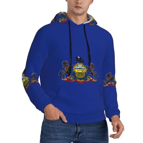 Sweat à capuche Pennsylvanie pour homme idéal pour vos sorties fraîches