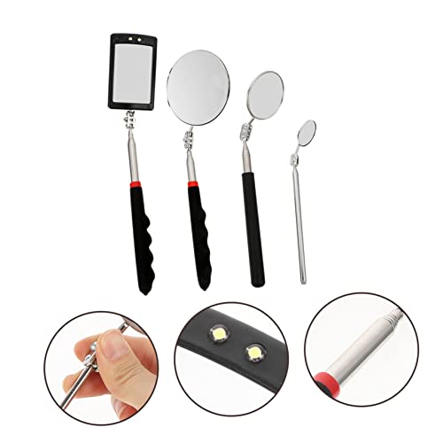 Miroir d'inspection télescopique LED pour usage industriel stable - 4