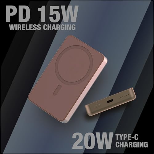 Muvtech Slim 10000mAh Aluminium Body Powerbank Wireless Magnetic