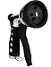 High Pressure Chrome Garden Hose Nozzle, 8 Pattern Zinc/ Alloy Water Hose Nozzle. Best for Watering Lawns, Washing Cars, Dogs & Pets by Careful Gardener