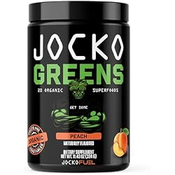 Jocko Fuel Daily Greens Powder - Premium Organic Greens Superfood Powder for Gut Health, Digestion, Bloating, Immune Support with Spirulina, Chlorella, Digestive Enzymes, & Probiotics - 30 Servings