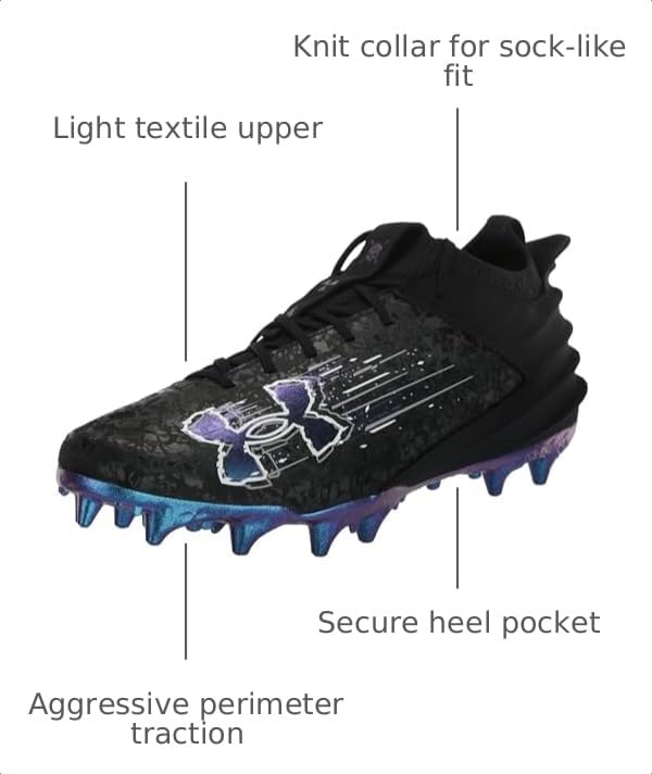 Image of Under Armour Blur Smoke Suede 2.0 MC Football Cleats