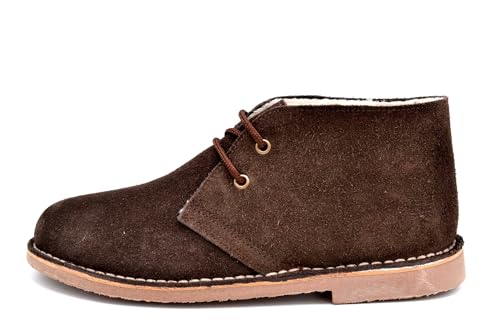 Botas Safari de Piel Serraje con Borreguito para Hombre y Mujer - Pisamierdas/Pisacacas/Pisamonas - Antideslizantes, Hechas en España (Marrón, Sistema tallas calzado EU, Adulto, Números, mediano, 42) Botas Safari de Piel Serraje con Borreguito para Hombre y Mujer - Pisamierdas/Pisacacas/Pisamonas - Antideslizantes, Hechas en España (Marrón, Sistema tallas calzado EU, Adulto, Números, mediano, 42)