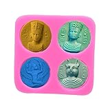 Moules en silicone pour chocolat - la conception de l'ancienne forme de pièce de monnaie, très intéressante, rend la gastronomie plus amusante.
