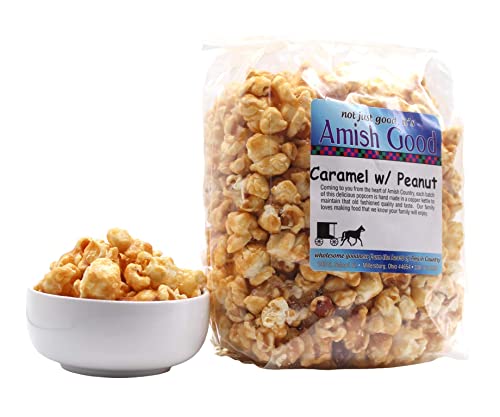 Amish Good Premium Caramel Popcorn With Peanuts * Real Butter And Coconut Oil In 12 Oz Bag #TOP2
