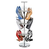 Ahorra espacio – 18 par de zapatos ocupando poco espacio – Altura 86 cm, 30 cm de diámetro