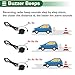 Motoforti Universal Car Auto Vehicle Reverse Backup Radar System Reverse Parking Sensors Alarm Buzzer Reminder Distance Detection White 4 Parking Sensors