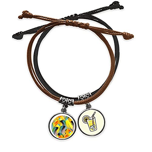 Bracelet schéma régulier en cuir résistant pour poignets sensibles