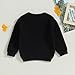 Mubineo Baby Girl Winter Clothes Cute Flower Sweater Crewneck Pullover Long Sleeve Knit Newborn Infant Sweaters (US, Age, 3 Years, 4 Years, Black)