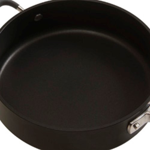 Anolon Advanced Hard Anodized Nonstick Stir Fry Wok Pan With Lid, 14 Inch, Gray #TOP7
