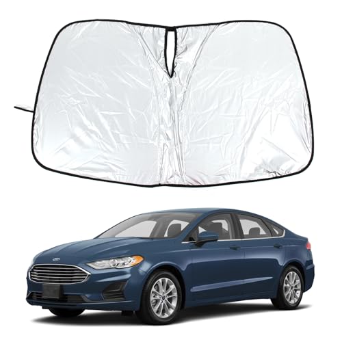 Front Windshield Sunshade for Ford Fusion 2013-2021 Sedan Windshield Sun Shade Sun Visor UV Blocker...