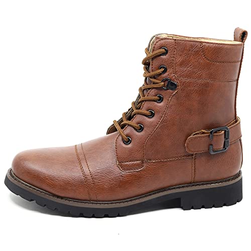 Metrocharm MET525-8 Men's Lace Up Cap Toe Military Combat Work Desert Ankle Boots2
