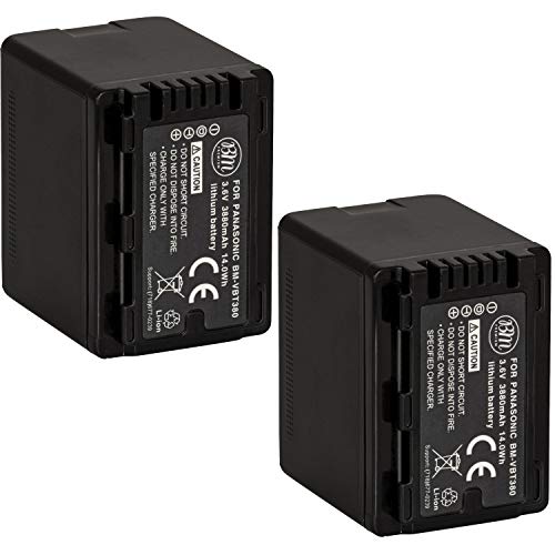 BM Premium 2 VW-VBT380 Batteries for Panasonic HC-V800K, HC-VX1K, HC-WXF1K, HCV510, HCV520, HC-V550, HCV710, HC-V720, HC-V750, HC-V770, HC-VX870, HC-VX981, HCW580, HC-W850, HC-WXF991 Camcorder BM Premium 2 VW-VBT380 Batteries for Panasonic HC-V800K, HC-VX1K, HC-WXF1K, HCV510, HCV520, HC-V550, HCV710, HC-V720, HC-V750, HC-V770, HC-VX870, HC-VX981, HCW580, HC-W850, HC-WXF991 Camcorder