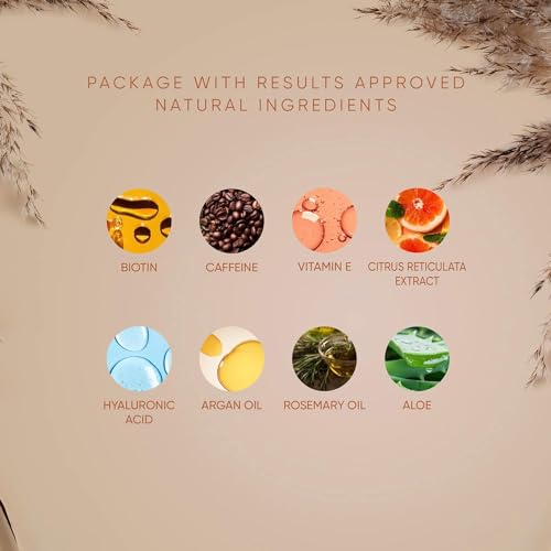 Rice Water Hair Growth Shampoo and Conditioner: Hair Growth Shampoo - Rice Water Shampoo with Biotion and Caffeine for Hair Loss - Rice Water Shampoo and Conditioner for Women and Men (240mL X 2) - Image 4