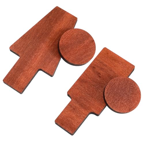 JECOMPRIS 2 piezas Letreros de Madera para Baño Rústicos Resistentes Señalización de Inodoros Masculinos y Femeninos Decoración Sencilla para Puertas de Aseos Públicos y Hogares