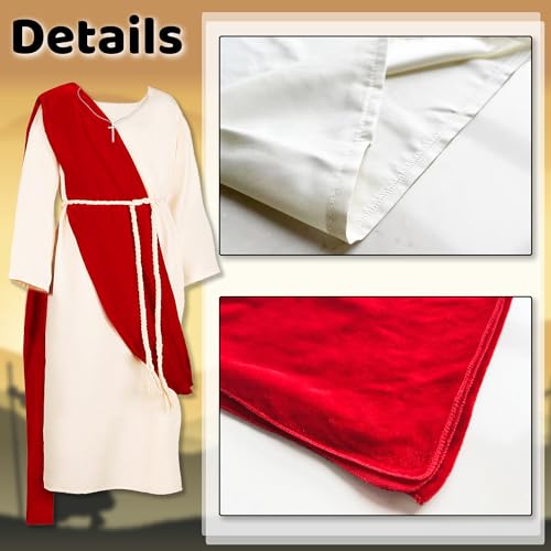 Disfraz completo bíblico de Jesús para niños talla pequeña miniatura 5