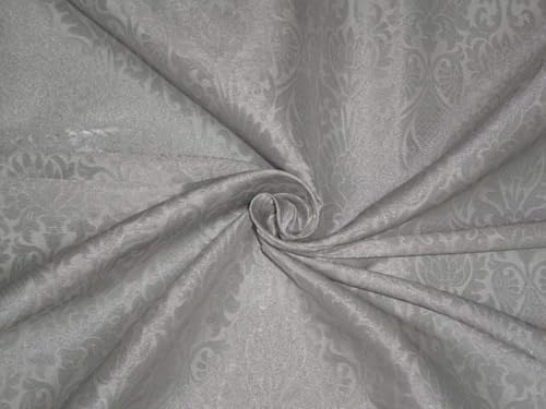 Brocart lourd ivoire et argent pour votre robe de mariée de créateur