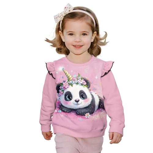 DISNIMO Sweatshirt Toddler Crewneck Sweatshirts for Girls Kids Pullover Fall Clothes Outfit Sweat Shirt