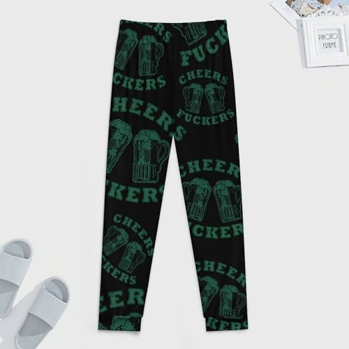 Cheers Fuckers St Day Partick Men's Pajama Pants Lounge Pant Sleepwear PJ Bottoms3