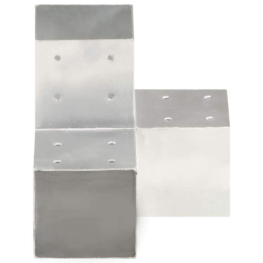 Tidyard 4 Stk. Pfostenverbinder Y-Form Pfostenecke Verzinktes Metall 101 x 101 mm