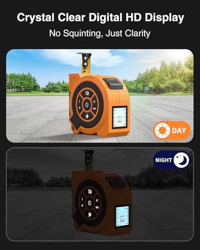 328Ft 3-in-1 Digital Laser Tape Measure Rechargeable Measuring Tool &16Ft Auto-Lock Tape Measure Movable Magnetic Hook - image 5