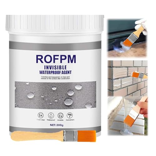 Transparenter Wasserdicht Beschichtungsmittel, Dichtungsmittel, Isolier-Dichtstoff-Emulsion, Universalabdichtung, Unsichtbares Kleber für Badezimmer, Toilette, Fliesen, Wände, Dach, Pool