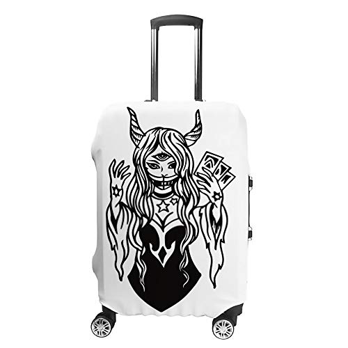 Housse de voyage抗水 poussière protection bagage motif fille démoniaque extensible