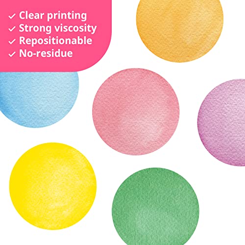 DECOWALL DSL-8059 103pcs Rainbow Polka Dots Wall Stickers Boho Decals Removable for Kids Girls Boys Room Bedroom Nursery Classroom Art Home Décor Decoration - Image 4