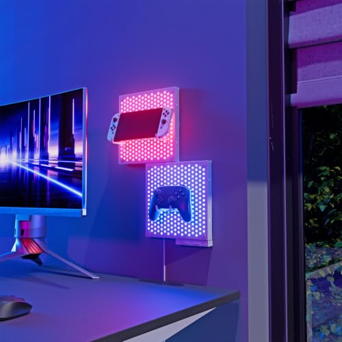 Image of Nanoleaf Blocks Smart LED Wall Light Panels, Pegboard 2PK