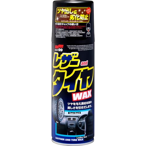 Revitalizador automotivo LEATHER & TIRE WAX Soft99