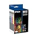 Epson T802120-BCS DURABrite Ultra Black and Color Combo Pack Standard Capacity Cartridge Ink