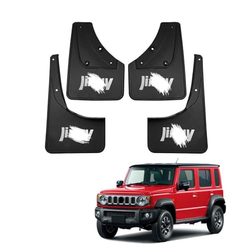 FOR新型 ジムニーノマド JC74 5ドア(2025年4月?)カスタムパーツ 車のフェンダー フロントとリアホイール スプラッシュガード PP素材 車両固有の設計 傷防止 耐摩耗性 保護 外部アクセサリー 取り付け簡単 4個 ジムニーノマド アクセサリー