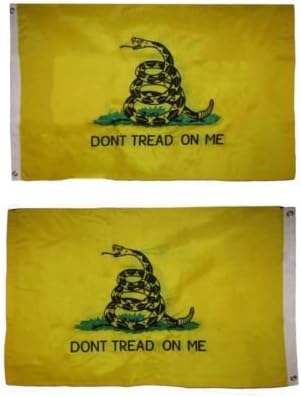 2x3 Embroidered Gadsden Dont Tread On Me 2ply 220D Sewn Nylon Flag 2x3 BEST Garden Outdor Decor polyester material FLAG PREMIUM Vivid Color and UV Fade Resistant